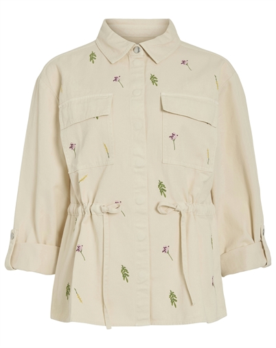 Vila - VIDeny Embroidery Jacke - Birch